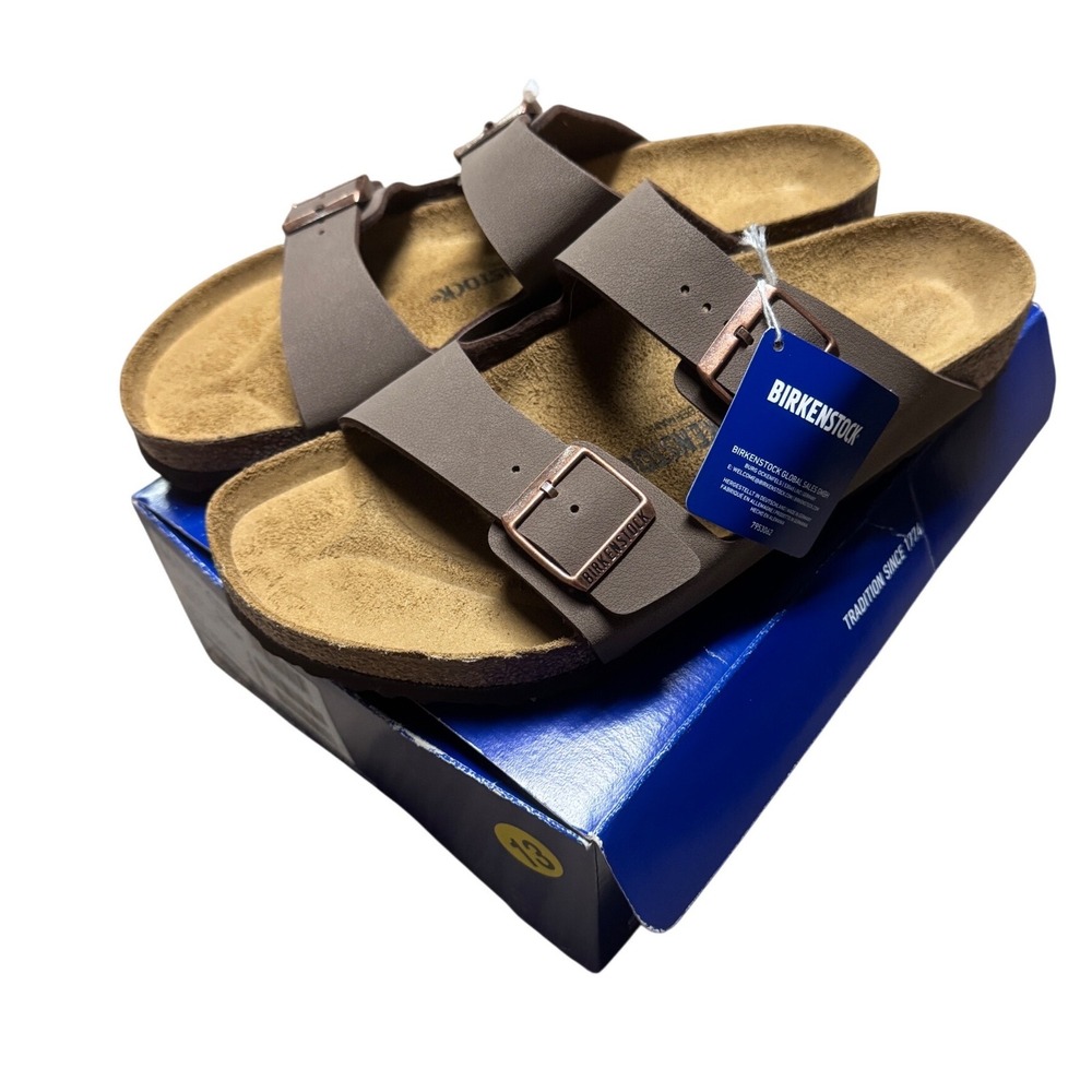 Birkenstock Arizona BS Mocca Brown Sandals Mens 13 EU 46 NEW